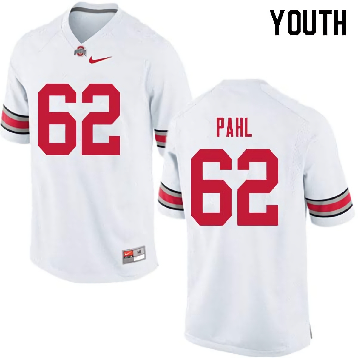 Brandon Pahl Ohio State Buckeyes Youth NCAA #62 Nike White College Stitched Football Jersey TNQ1056FR